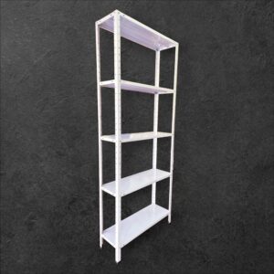estante blanco de 30x85x220cm
