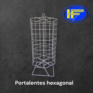 porta lentes de mostrador hexagonal